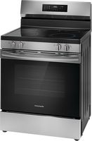 Frigidaire - 5.3 Cu. Ft. Freestanding Electric Range with EvenTemp - Stainless Steel - Angle