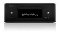 Denon - CEOL-RCD-N12 65W 2-Ch. Bluetooth Capable with HEOS Stereo Receiver with Alexa - Black - Angle