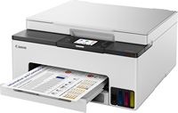 Canon - MAXIFY GX1020 MegaTank Wireless All-In-One SuperTank Inkjet Printer - White - Angle