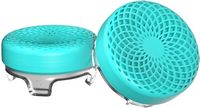 KontrolFreek - Action Lotus Thumbsticks, Xbox - Teal/Clear - Angle