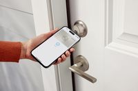 Level - Lock+ Connect with Keypad Smart Lock Bluetooth/Wi-Fi Replacement Deadbolt with App / Keyp... - Angle
