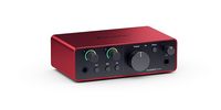 Focusrite - Scarlett Solo 4th Generation Audio Interface - Red - Angle