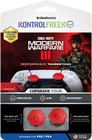 KontrolFreek - Call of Duty Modern Warfare III Performance Thumbsticks PS5 and PS4 - Red - Angle