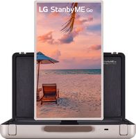 LG - StanbyME Go 27” Class LED Full HD Smart webOS Touch Screen with Briefcase Design - Angle