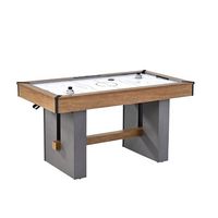 Barrington - Urban 5 ft. Air Powered Hockey Table - Wood Grain - Angle