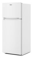 Whirlpool - 16.3 Cu. Ft. Top-Freezer Refrigerator with Flexi-Slide Bin - White - Angle