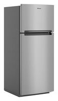 Whirlpool - 16.3 Cu. Ft. Top-Freezer Refrigerator with Flexi-Slide Bin - Stainless Steel - Angle