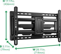 Insignia™ - Full-Motion TV Wall Mount for Most 42