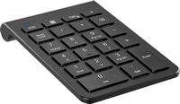 Insignia™ - 22-Key Bluetooth Scissor Switch Number Keypad for Windows, macOS, ChromeOS, iPadOS an... - Angle