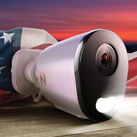 Night Owl - Indoor/Outdoor AC Powered Plug-In Wireless 2K Security Camera with 2-Way Audio - White - Angle