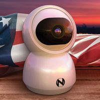 Night Owl - Indoor AC Powered Plug-In Wireless 3MP Security Camera with Pan, Tilt and 2-Way Audio... - Angle