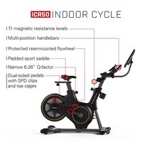 Matrix - ICR50 Indoor Cycle with no display - Black - Angle