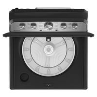 Maytag - 4.7 Cu. Ft. High Efficiency Top Load Washer with Extra Power Button - Volcano Black - Angle