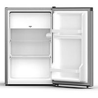 Arctic Wind - 2.6-Cu. Ft. Energy Star Compact Refrigerator with Freezer Compartment in Silver - B... - Angle