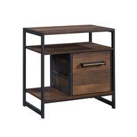 Sauder - Briarbrook  Nightstand 3a - Barrel Oak - Angle