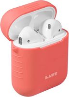 LAUT - Pod Case for Apple AirPods (1st & 2nd Generation) - Coral - Angle