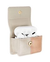 Anne Klein - Faux Leather Case for Apple AirPods, Apple Airpods Keychain Case, Compatible with Ai... - Angle