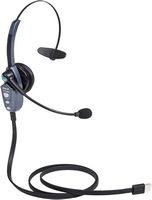 BlueParrott - B250-XTS Wireless Bluetooth Mono Headset with 91% Noise-Cancelling Microphone - Blue - Angle