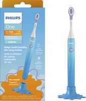 Philips - One for Kids Battery Toothbrush - Gradient Blue Fade - Angle