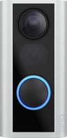 Ring - Peephole Cam Video Doorbell - Battery - Satin Nickel - Angle