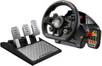 Turtle Beach VelocityOne Race Wheel & Pedal System for Xbox Series X|S, Windows PCs – Force Feedb... - Angle