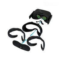 Hyperkin - Facial Interface and PU Leather Gasket Set for Oculus Quest - Black - Angle
