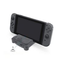 Hyperkin - RetroN S64 Console Dock for Nintendo Switch - Smoke Gray - Angle