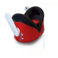 Hyperkin - GelShell Headset Silicone Skin and Lens Cover Set for Oculus Quest 2 - Red - Angle