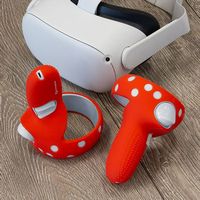 Hyperkin - GelShell Silicone Skins for Oculus Touch Controllers - Red - Angle