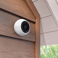 Arlo - Wireless Outdoor Siren - White - Angle