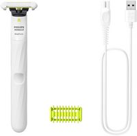 Philips Norelco - OneBlade Intimate Pubic Groomer - White - Angle