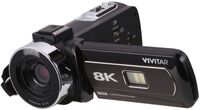 Vivitar - 8K Digital Camcorder - Black - Angle