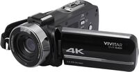 Vivitar - 4K Digital camcorder - Black - Angle