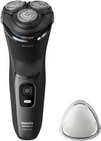 Philips Norelco - Series 3000 Rechargeable Wet/Dry Electric Shaver - Black - Angle
