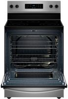 Whirlpool - 5.3 Cu. Ft. Freestanding Electric Range with Cooktop Flexibility - Stainless Steel - Angle