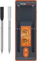 ThermoPro - Twin TempSpike 500FT Truly Wireless Meat Thermometer with 2 Probes and Signal Booster... - Angle