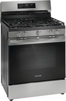 Frigidaire 5.1 Cu. Freestanding Gas Range with Air Fry - Stainless Steel - Angle