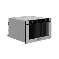 Thor Kitchen - 1.2 Cu. Ft. Built-In Microwave Drawer - Stainless Steel - Angle