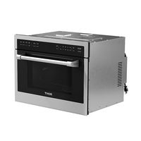 Thor Kitchen - 1.6 Cu. Ft. Built-In Speed Oven Microwave - Stainless Steel - Angle