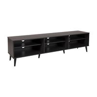 CorLiving - Cole Collection TV Stand with Open Cabinets for Most TVs up to 85