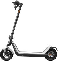 NIU - KQi 300P Foldable Electric Kick Scooter W/ 30 mi Max Range & 20 mph Max Speed - White - Angle