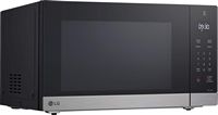 LG - 1.5 Cu. Ft. Countertop Microwave with Sensor Cooking and Smart Inverter - Stainless Steel - Angle