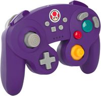 PowerA - GameCube Style Wireless Controller for Nintendo Switch - Toad - Angle