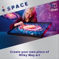 LEGO - Art The Milky Way Galaxy Wall Art Décor Set 31212 - Angle