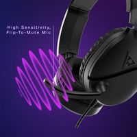 Turtle Beach - Recon 70 Wired Over-Ear Multiplatform Gaming Headset for PS5, PS4, Xbox Series X|S... - Angle