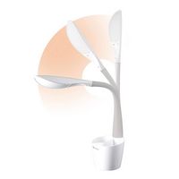 OttLite - LED Desk Space Organizer - White - Angle