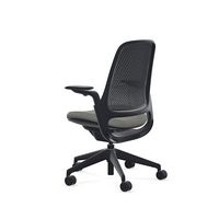 Steelcase - Series 1 Air Chair with Black Frame - Era Night Owl / Black Frame - Angle