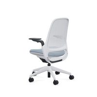 Steelcase - Series 1 Air Chair with Seagull Frame - Era Blue Nickel / Seagull Frame - Angle