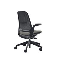 Steelcase - Series 1 Air Chair with Black Frame - Era Night Owl / Black Frame - Angle