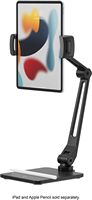 Twelve South - HoverBar Duo with Quickswitch Tab for Apple iPad or iPhone - Black - Angle